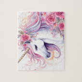 Cute Magical Unicorn Legpuzzel (Verticaal)