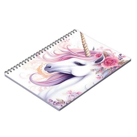 Cute Magical Unicorn Notitieboek (Linkerzijde)