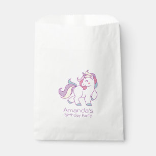 Cute Magical Unicorn Pastel Color Persoonlijk Bedankzakje