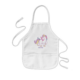 Cute Magical Unicorn Personalized Kinder Schort