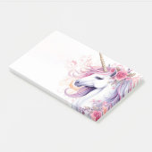 Cute Magical Unicorn Post-it® Notes (Schuin)