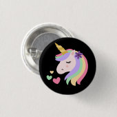 Cute Magical Unicorn Ronde Button 3,2 Cm (Voorkant /achterkant)