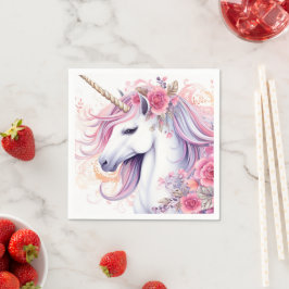 Cute Magical Unicorn Servet