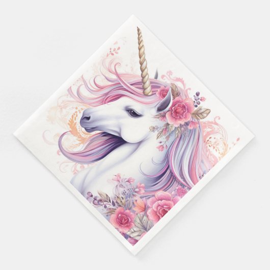 Cute Magical Unicorn Servet (Hoek)