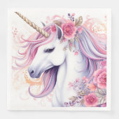 Cute Magical Unicorn Servet (Voorkant)