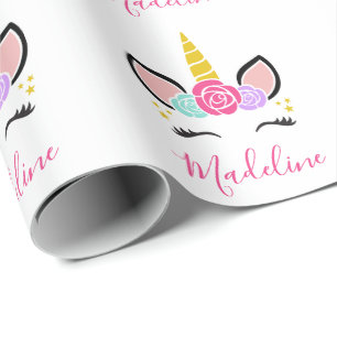 Cute Magical Unicorn Wrapping Paper Cadeaupapier