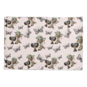 Cute Magical Woodland Fairy Butterfly Kussensloop (Achterkant)