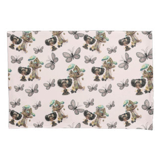 Cute Magical Woodland Fairy Butterfly Kussensloop