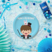 Cute Magicia Kinder Magic Birthday Party Papieren Bordje (Feest)