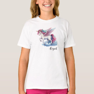 Cute Magische Eenhoorn Meisjes Verjaardagscadeau T T-shirt