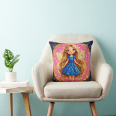 Cute Magische Fee Glitter Vleugels Fantasy Kamer D Kussen (Stoel)