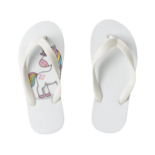 Cute Magische Roze Eenhoorn Kinderen Zomer Flip Fl Kinder Teenslippers