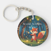 Cute Magische Vos Sleutelhanger (Voorkant)