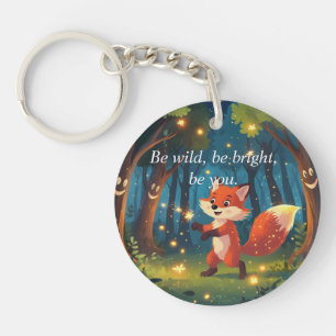 Cute Magische Vos Sleutelhanger