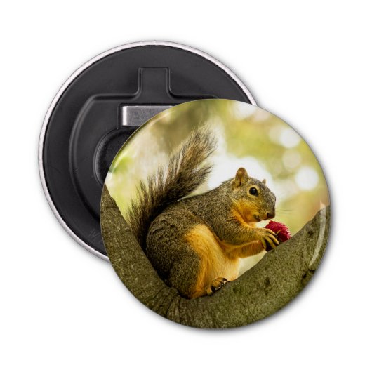 Cute Magnetic Squirrel Bottle Opener (Voorkant)