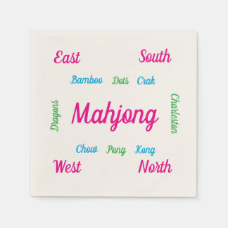 Cute mahjong servetten 