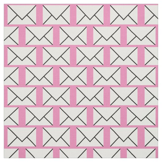 Cute Mail Letters Enveloppen Stof (Swatch)