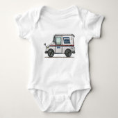 Cute Mail Truck Romper (Voorkant)