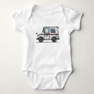 Cute Mail Truck Romper