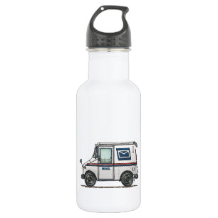 Cute Mail Truck Waterfles