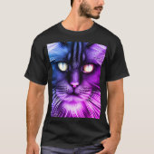Cute Maine Coon Cat Art T-Shirt (Voorkant)