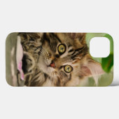 Cute Maine Coon Kat Kitten Foto Portret - Case-Mate iPhone Case (Achterkant (horizontaal))