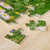 Cute Maine Coon Kitten Cat Flowers - Game Jigzaag Legpuzzel (Zijkant)