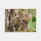 Cute Maine Coon kitten Fleece Deken (Voorkant (Horizontaal))