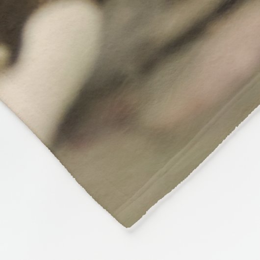 Cute Maine Coon kitten Fleece Deken (Hoek)