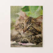 Cute Maine Coon kitten Legpuzzel (Verticaal)
