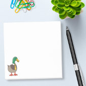 Cute Mallard Duck White Collar Necktie Post-it® Notes
