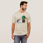 Cute Mallard Male T-shirt (Voorkant volledig)