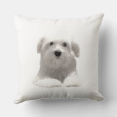 Cute Maltese Dog Kussen (Achterkant)