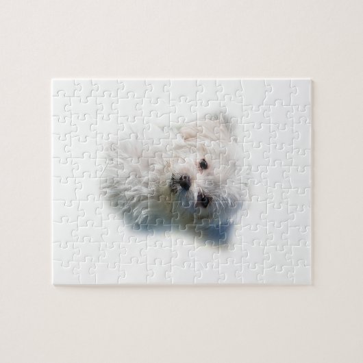 Cute Maltese Dog Legpuzzel (Horizontaal)