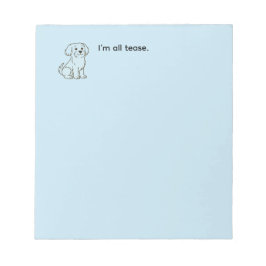 Cute Maltese Dog Notitieblok