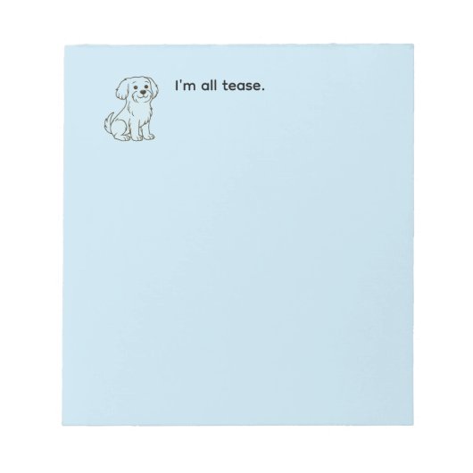 Cute Maltese Dog Notitieblok (Voorkant)