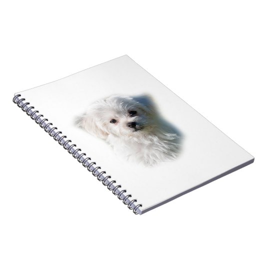 Cute Maltese Dog Notitieboek (Rechterzijde)