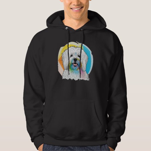 Cute Maltese Dog on Maltese dog   1 Hoodie (Voorkant)