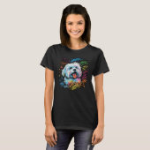 Cute Maltese Dog on Maltese dog  2 T-shirt (Voorkant volledig)