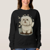 Cute Maltese Dog on Maltese dog  5 Trui (Voorkant)