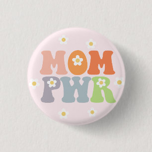 Cute  Mam Powe PWR Badge Ronde Button 3,2 Cm