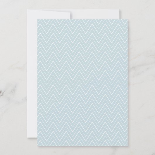 Cute Mama & Baby Whales Blue Chevron Baby shower Kaart (Achterkant)