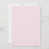 Cute Mama & Baby Whales Pink Chevron Baby shower Kaart (Achterkant)