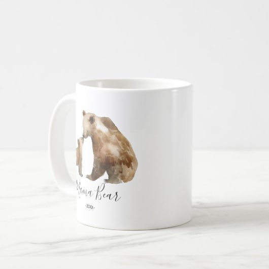 Cute Mama Bear Coffee Mug Koffiemok (Voorkant links)