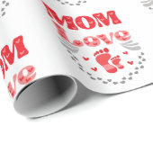 Cute mama Love Cadeaupapier (Rol Hoek)