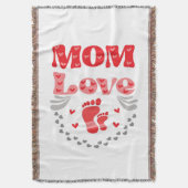 Cute mama Love Deken (Voorkant Verticaal)
