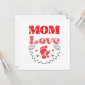 Cute mama Love Kaart (Voorkant / Achterkant in situ)