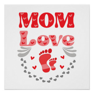 Cute mama Love Perfect Poster
