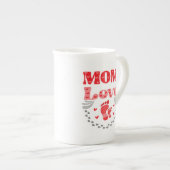 Cute mama Love Porselein Kop (Voorkant rechts)