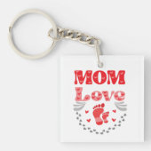 Cute mama Love Sleutelhanger (voorkant)